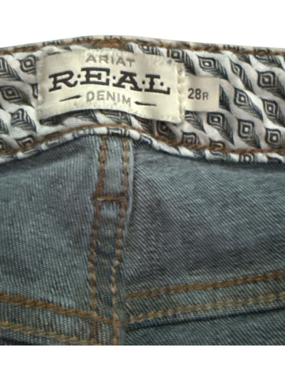 Ariat Dark Blue BootcutJeans 28R Western, Rodeo - Picture 3 of 4
